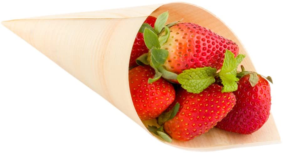 wooden horn cup