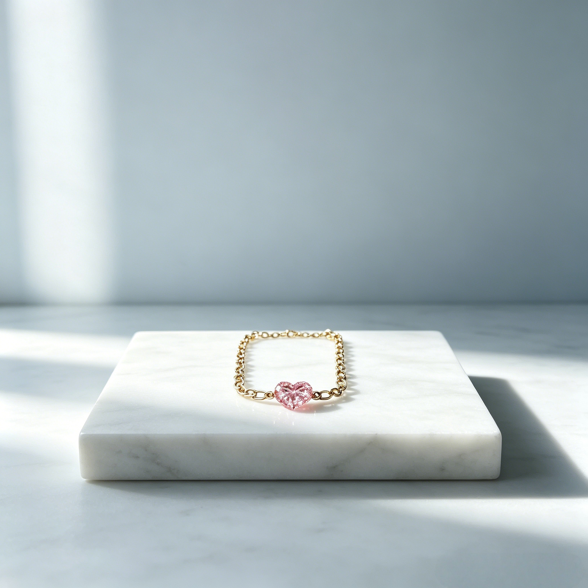 Pink zircon pendant